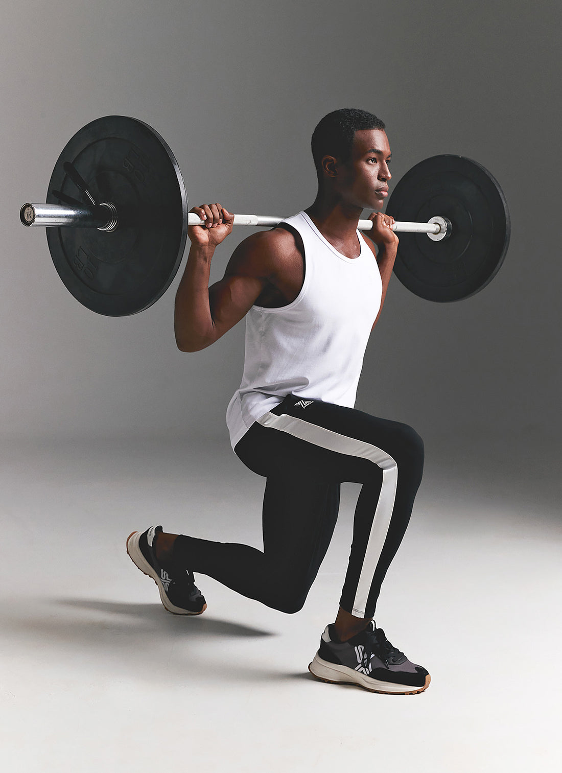 Non Slip Tech Muscle Fit Sleeveless - Black