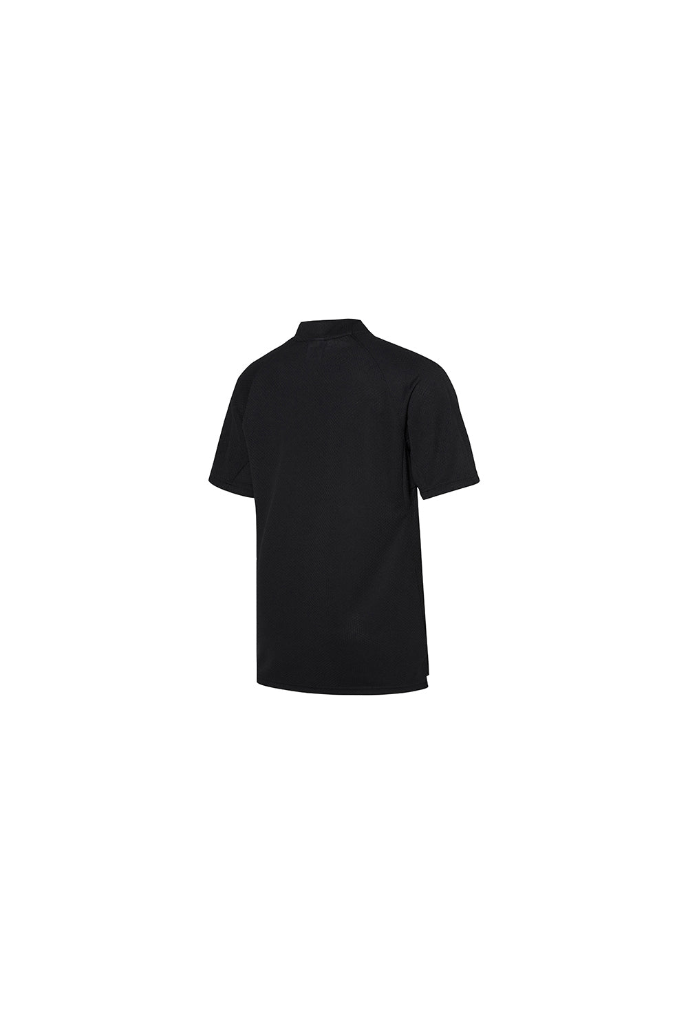 Mock Neck Technical Short Sleeve - Black