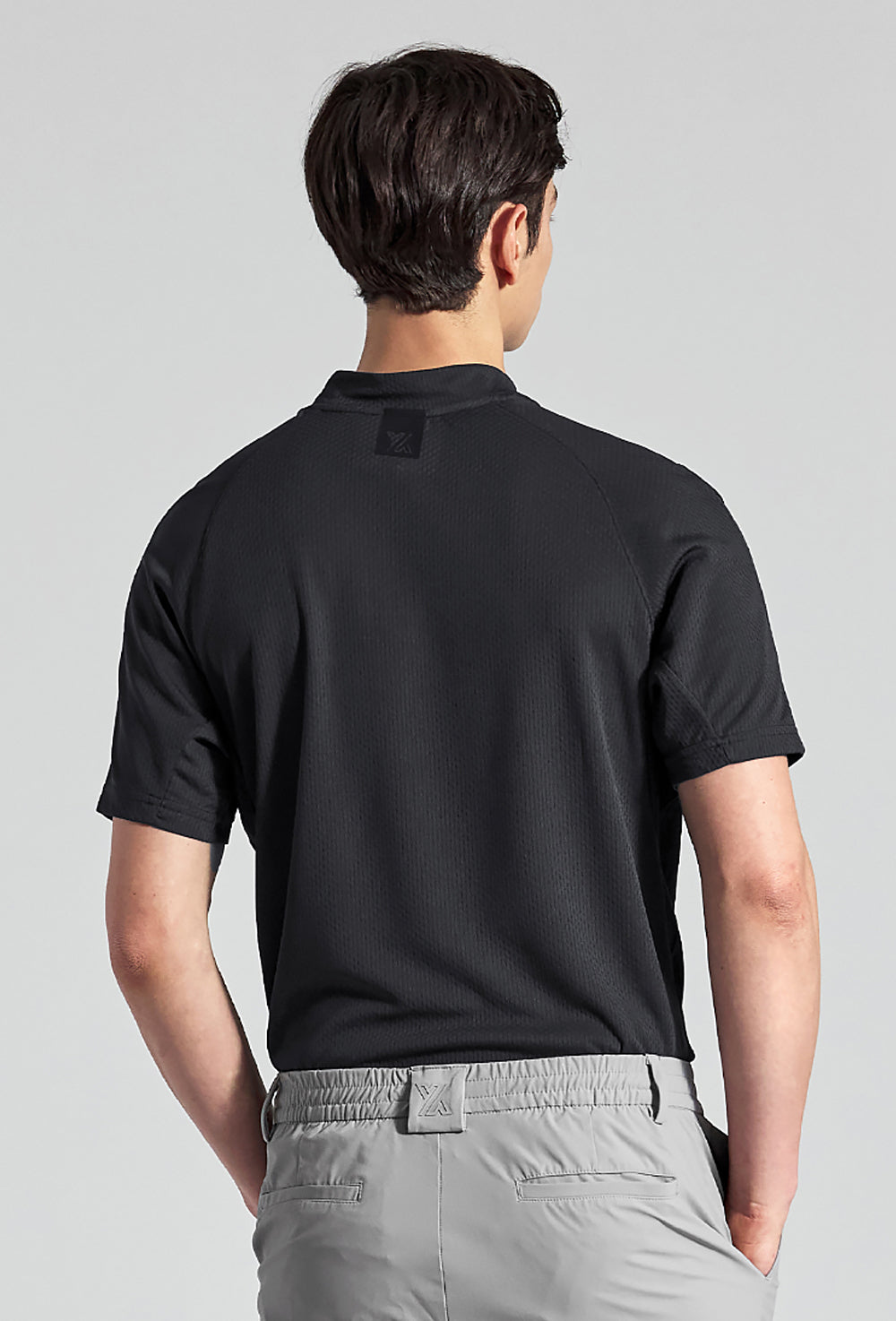 Mock Neck Technical Short Sleeve - Pro Gray