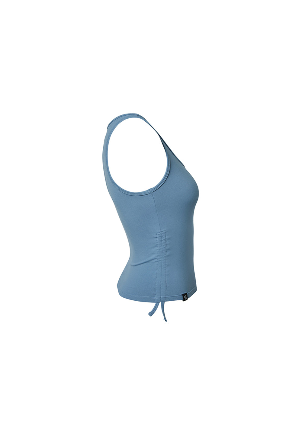 Side Shirring Sleeveless - Cy Blue