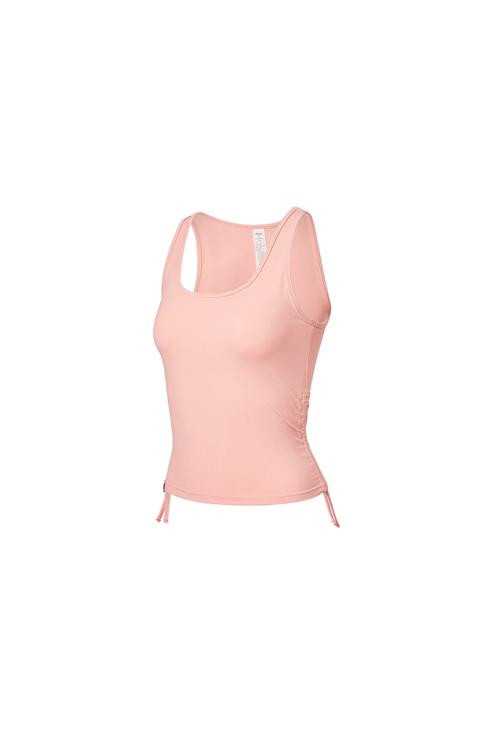 Side Shirring Sleeveless - Pink Wood