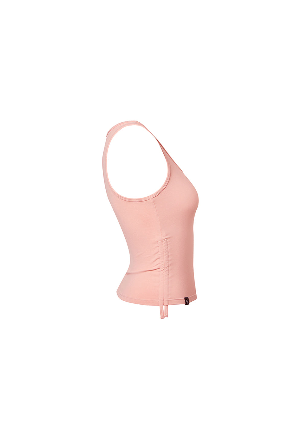 Side Shirring Sleeveless - Pink Wood
