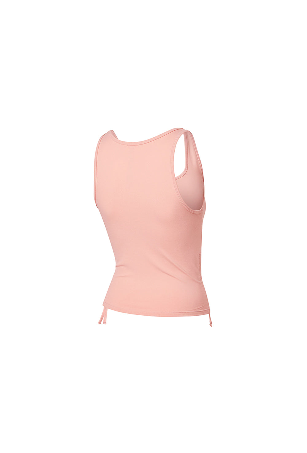 Side Shirring Sleeveless - Pink Wood