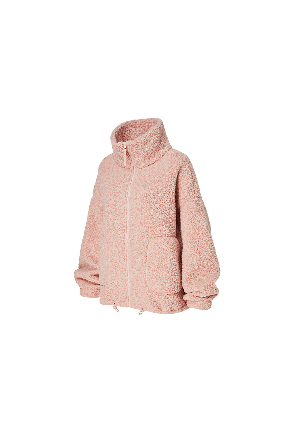Sherpa High Neck Jumper - Rose Cloud