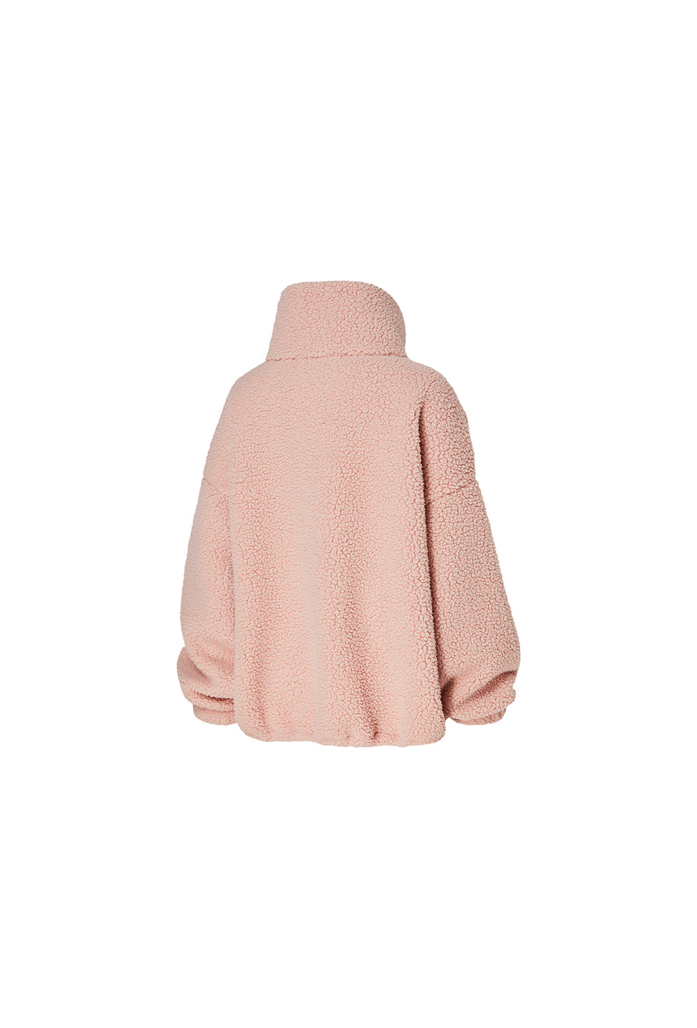 Sherpa High Neck Jumper - Rose Cloud