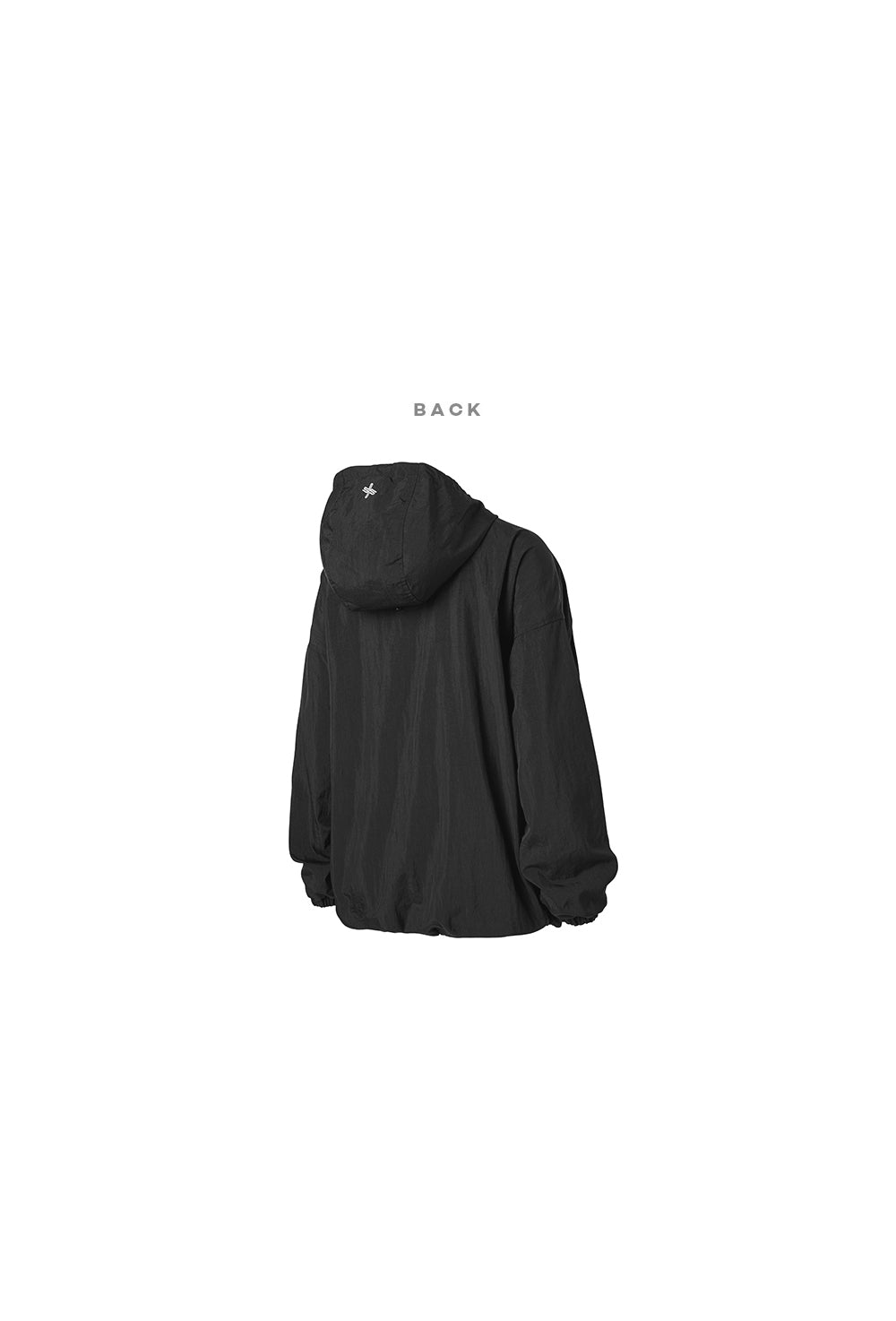 Anorak Hood Two-way Windbreaker 2.0 - Black