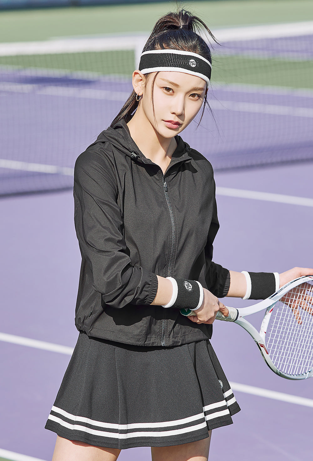 Cooling Light Hood Windbreaker - Black