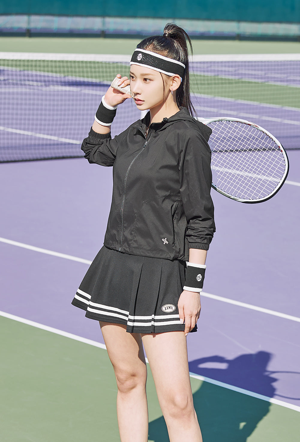 Cooling Light Hood Windbreaker - Black