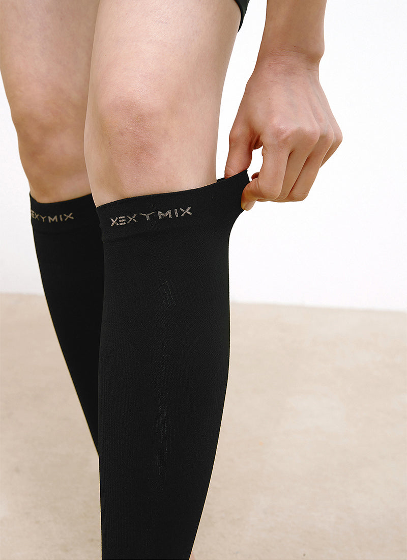 XEXYMIX Slim Calf Compression Stocking - Black