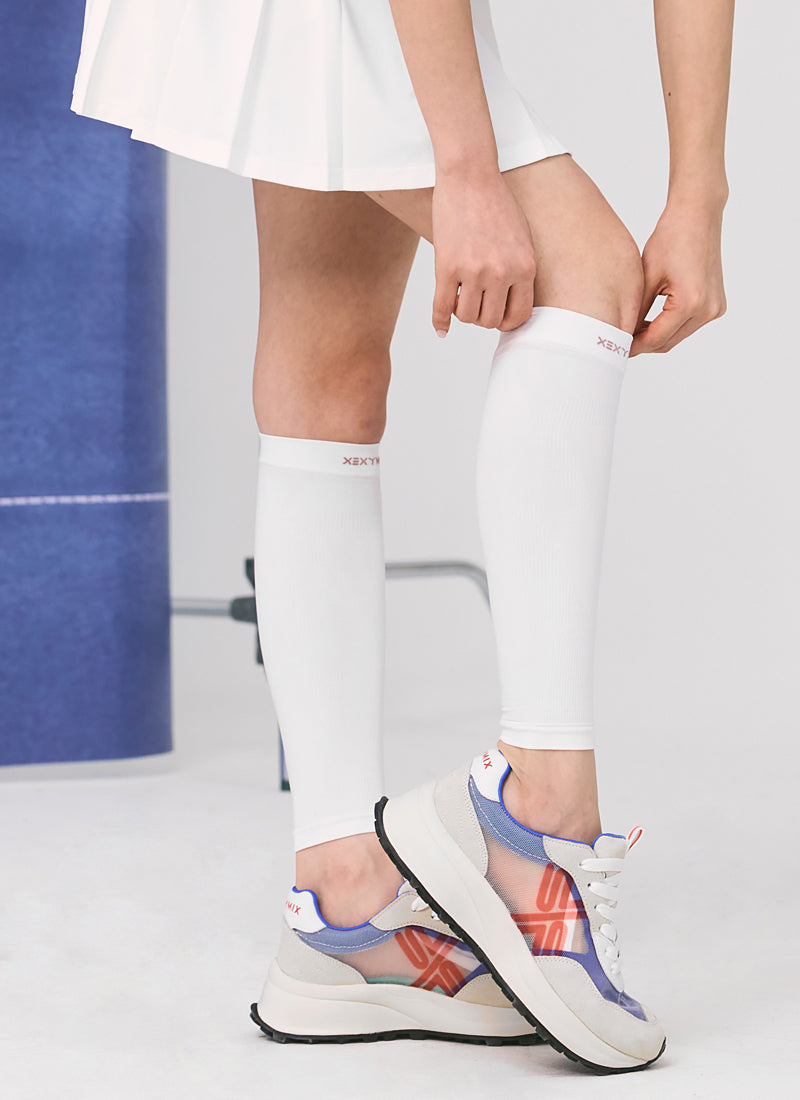 XEXYMIX Slim Calf Compression Stocking - Off White