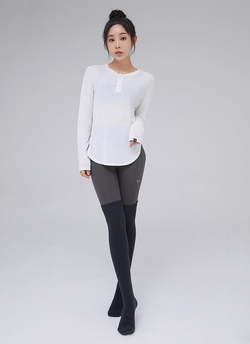 XEXYMIX Ribbed Over the Knee Socks