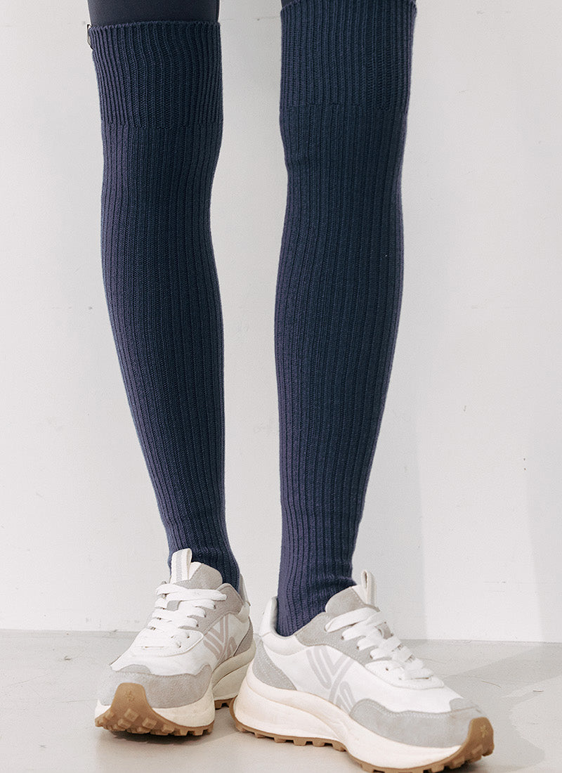 XEXYMIX Ribbed Over the Knee Socks