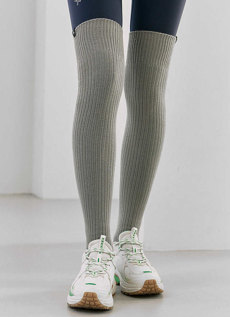 XEXYMIX Ribbed Over the Knee Socks