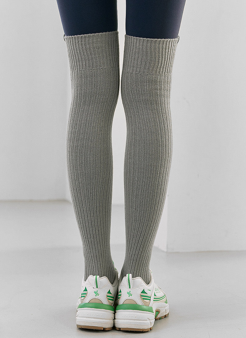 XEXYMIX Ribbed Over the Knee Socks
