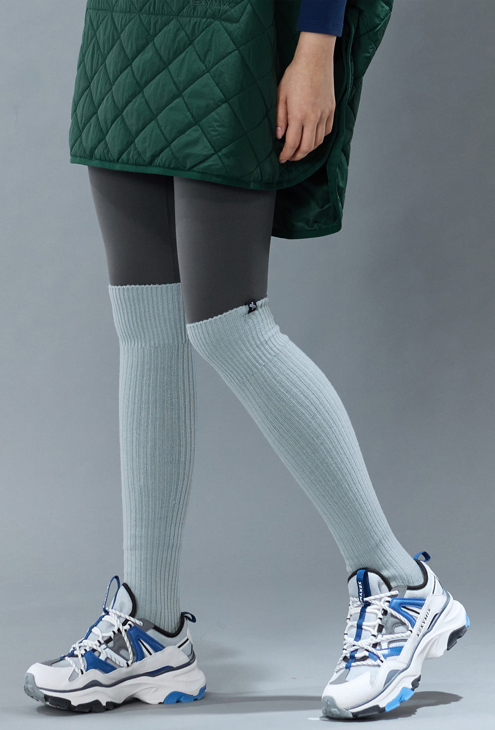 XEXYMIX Ribbed Over the Knee Socks