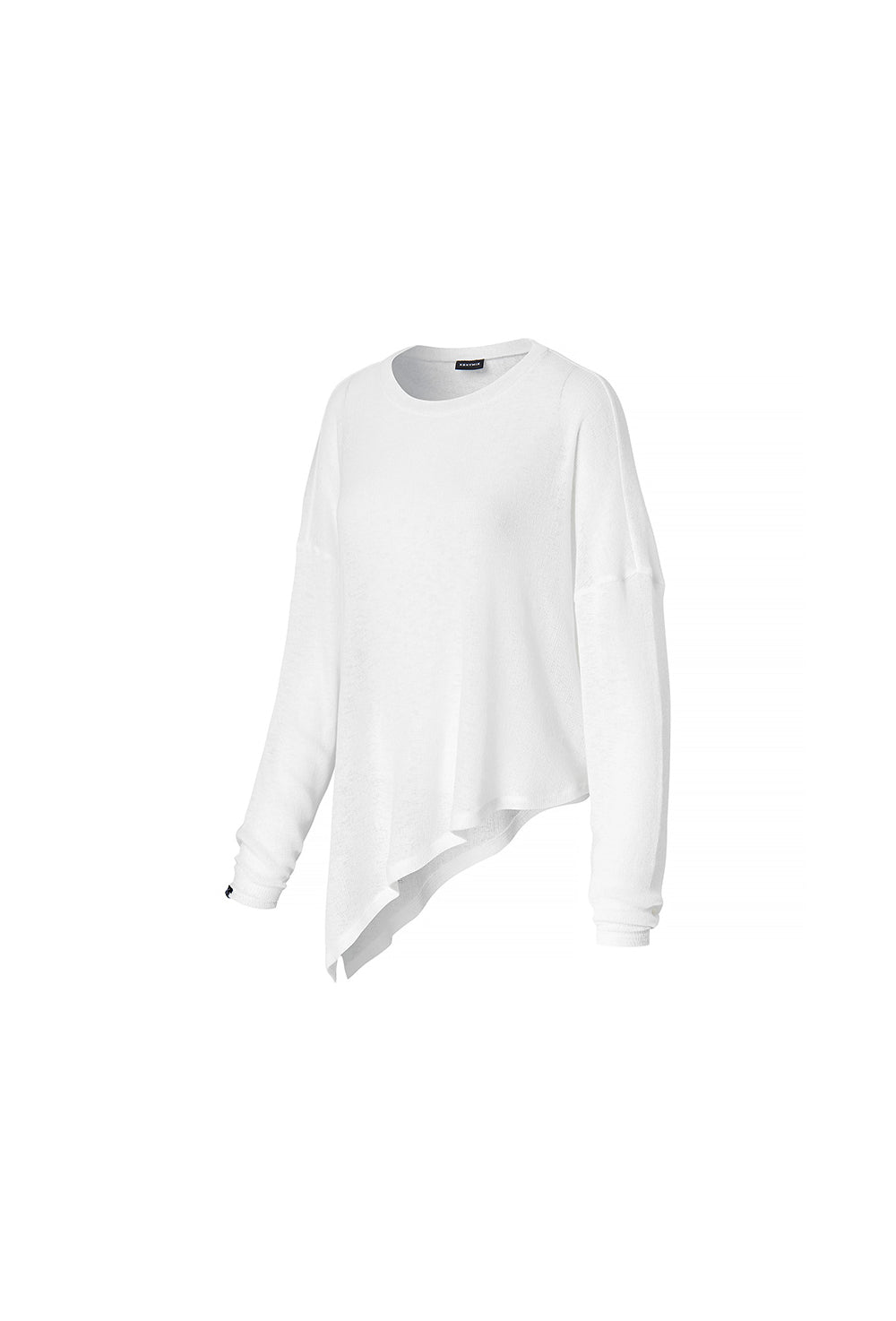 Side Slit Cover Up Long Sleeve - Ivory