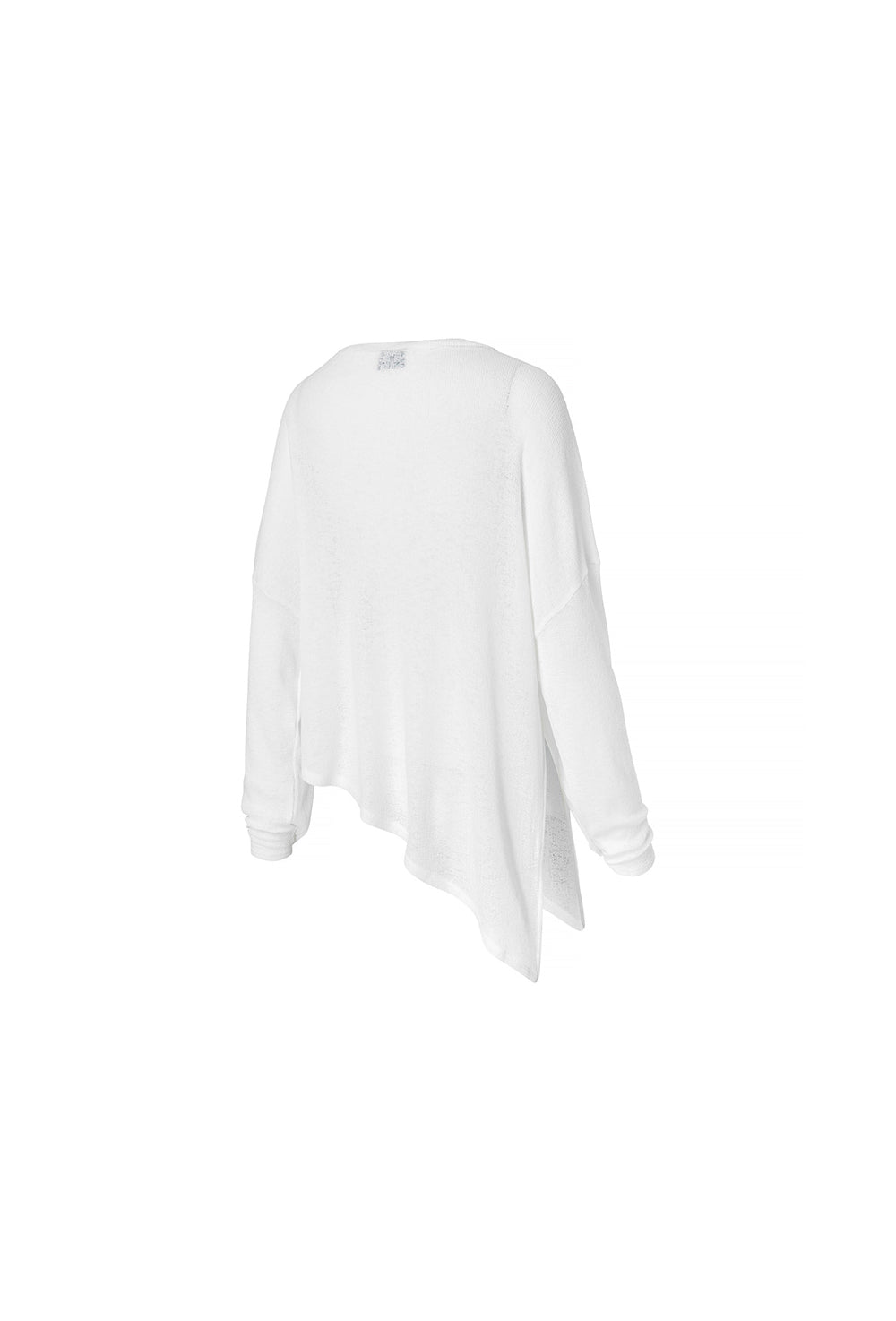 Side Slit Cover Up Long Sleeve - Ivory