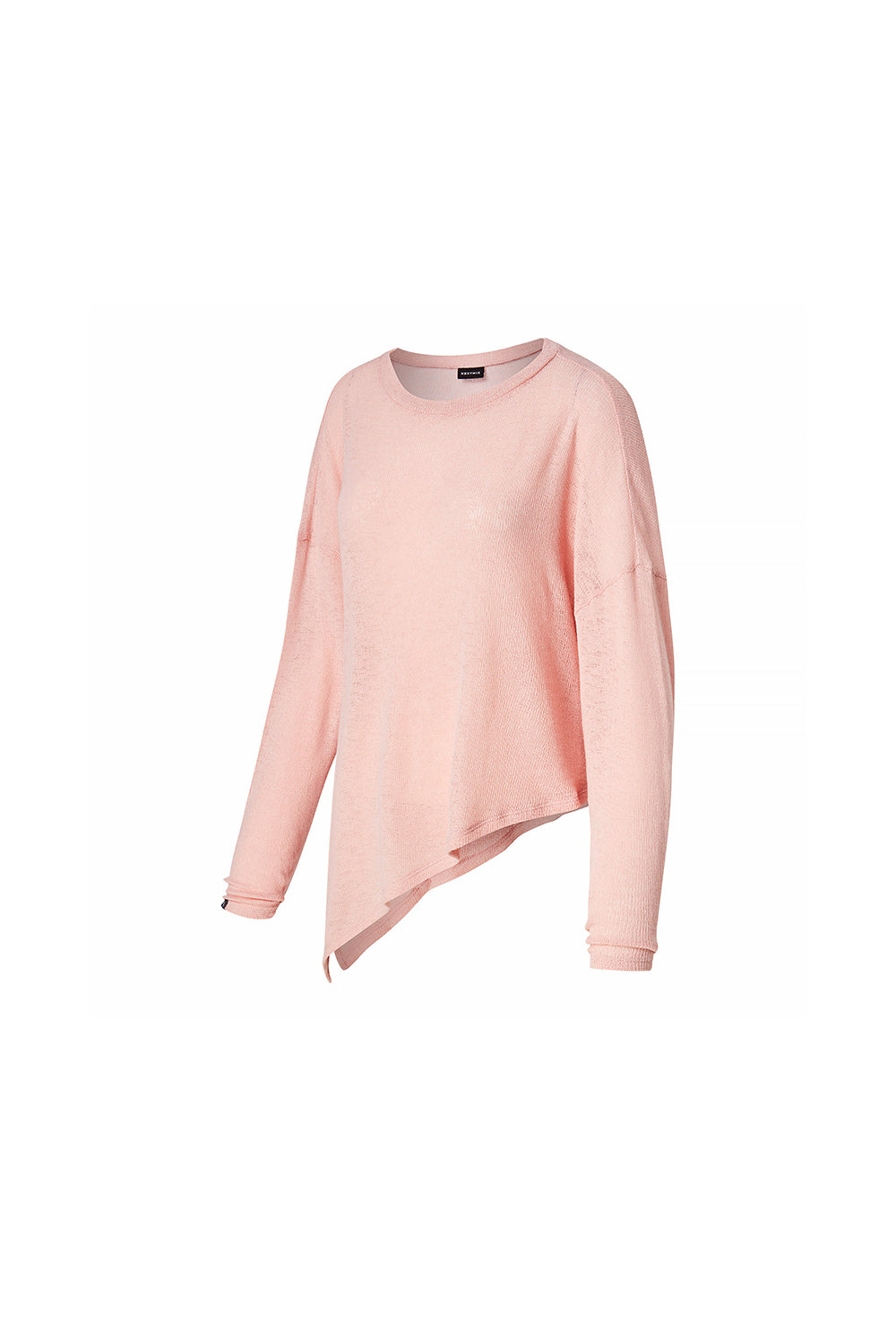 Side Slit Cover Up Long Sleeve - Pink Muffin