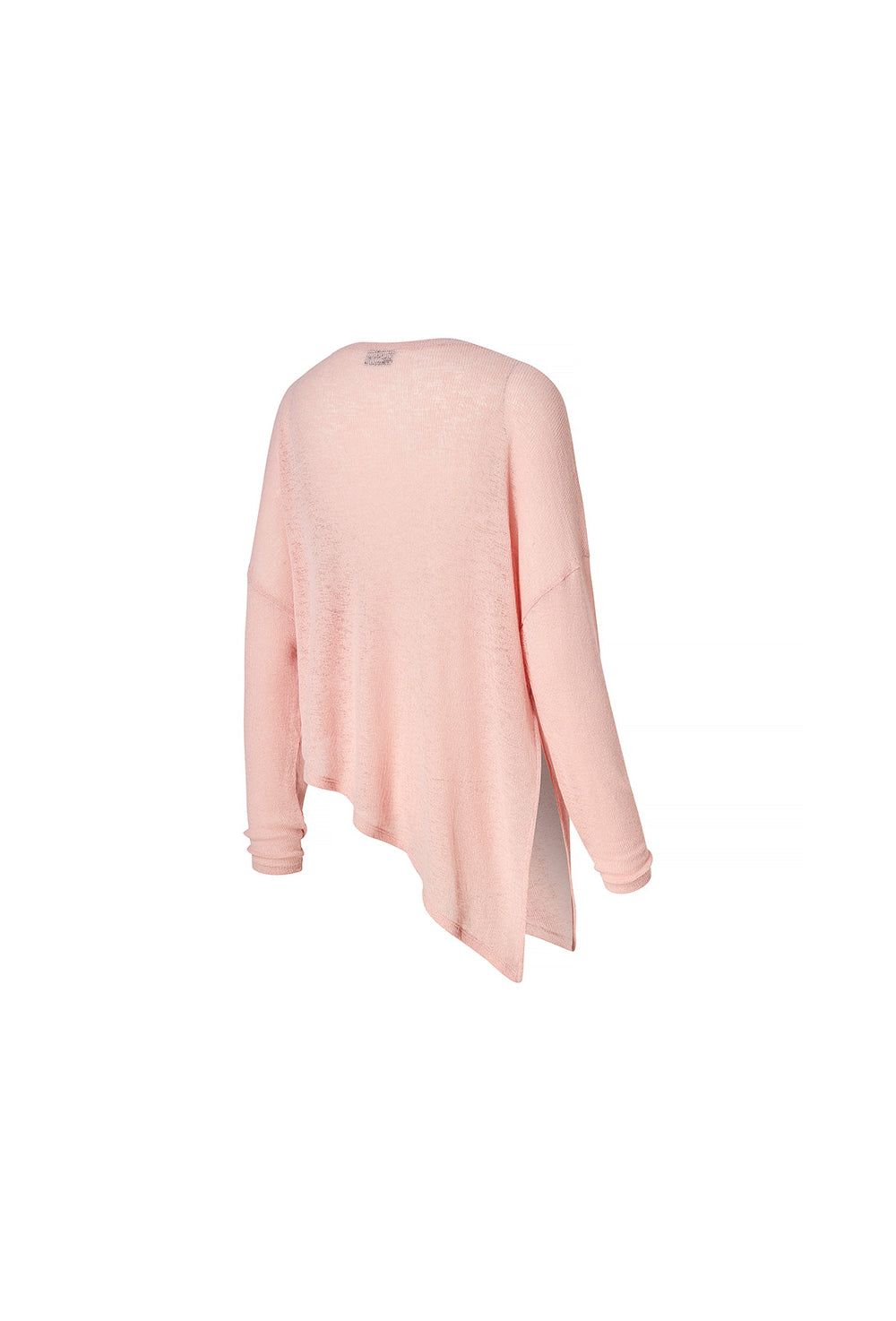 Side Slit Cover Up Long Sleeve - Pink Muffin