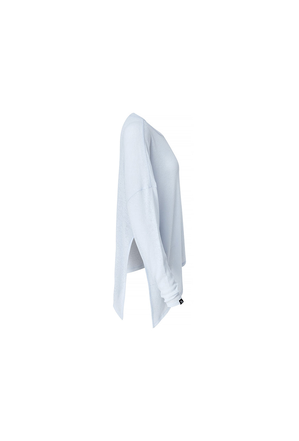 Side Slit Cover Up Long Sleeve - Clear Sky
