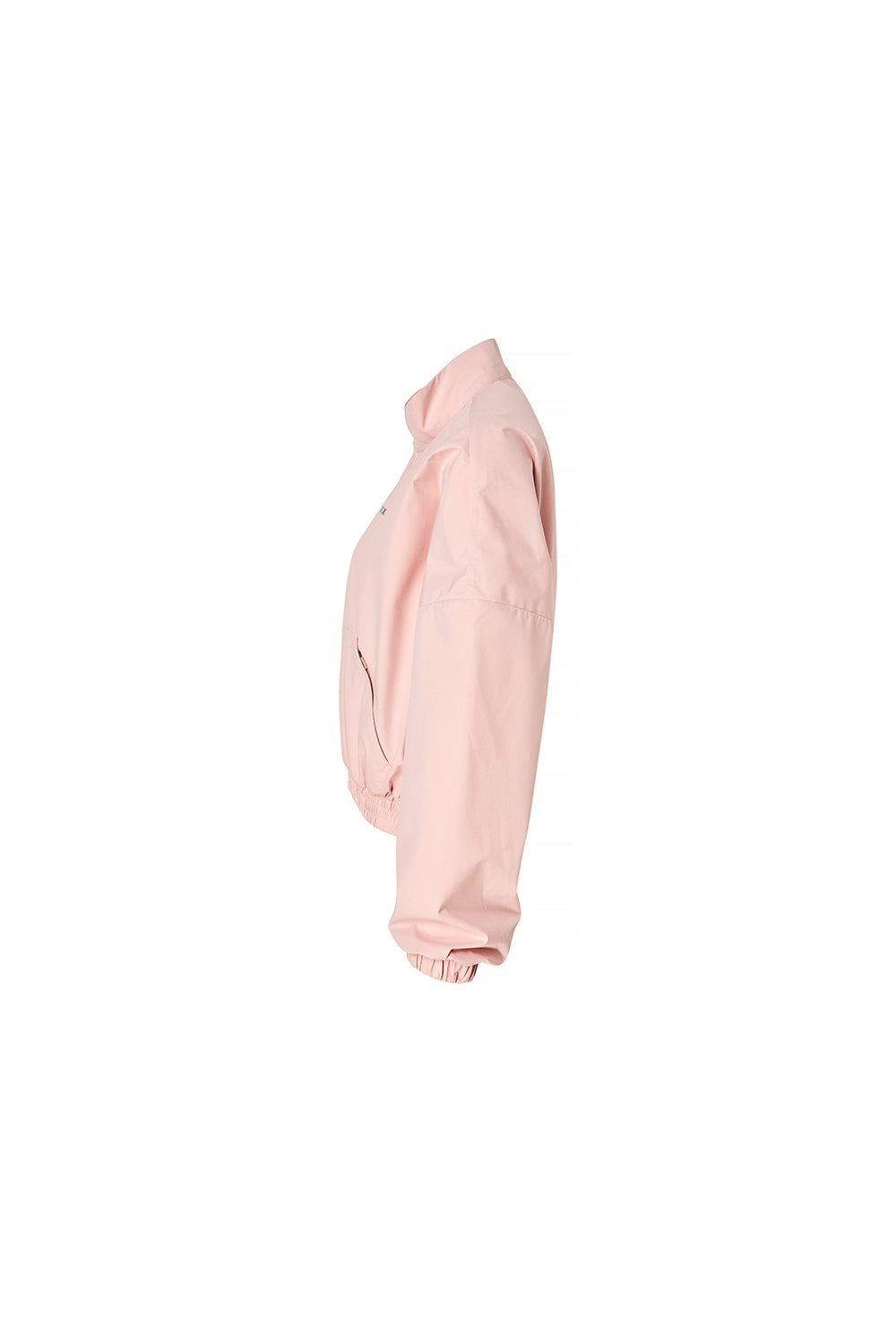 Light Highneck Crop Jumper - Strawberry Blush
