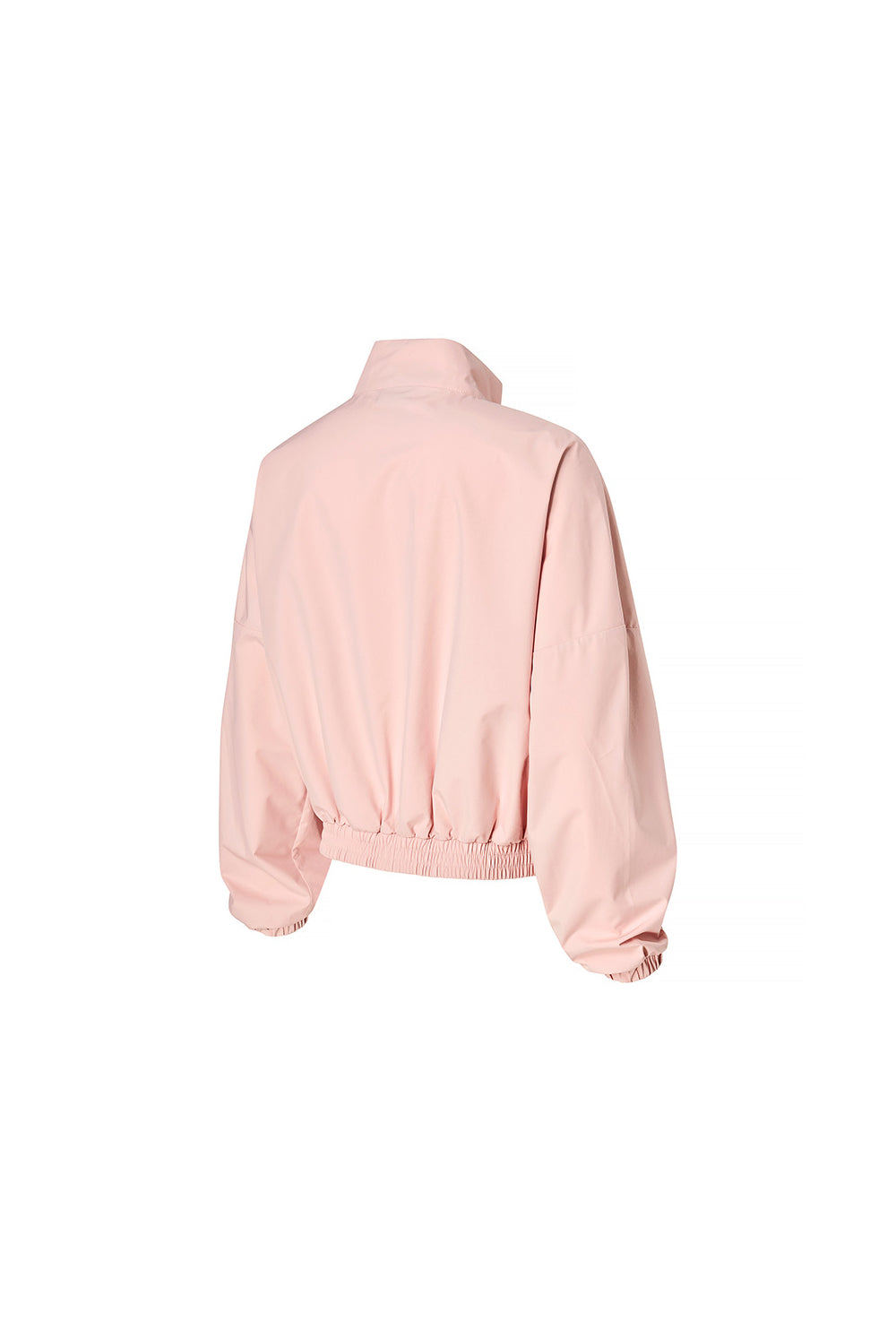 Light Highneck Crop Jumper - Strawberry Blush