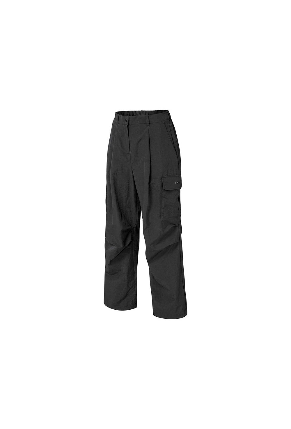 Comfort Utility Wide Pants - Black