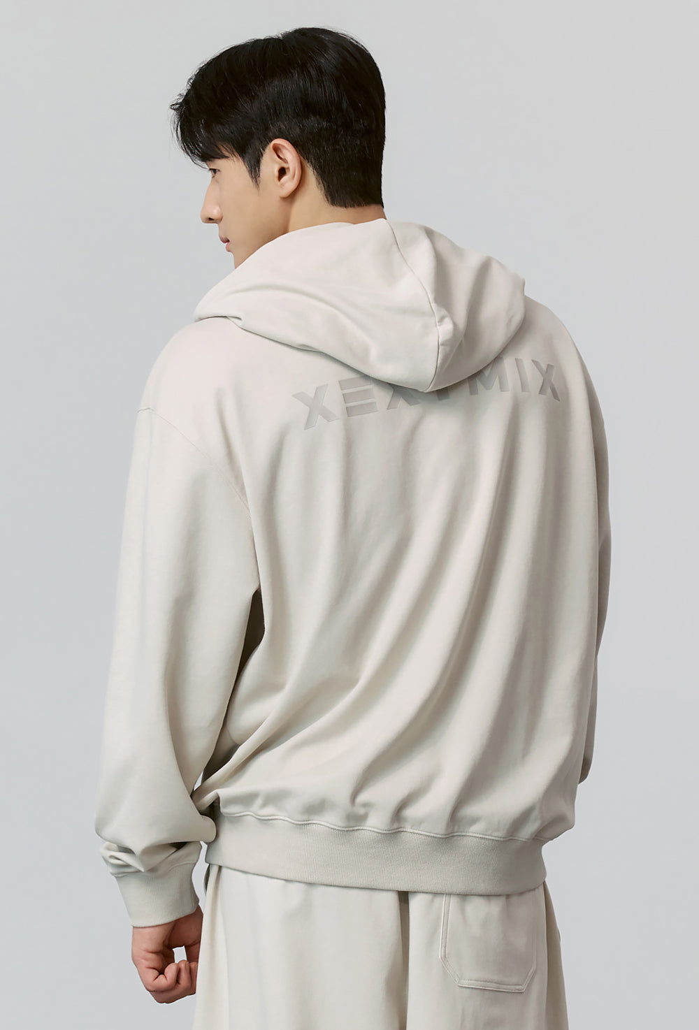 Comfort Basic Sweat Hoodie - Light Beige