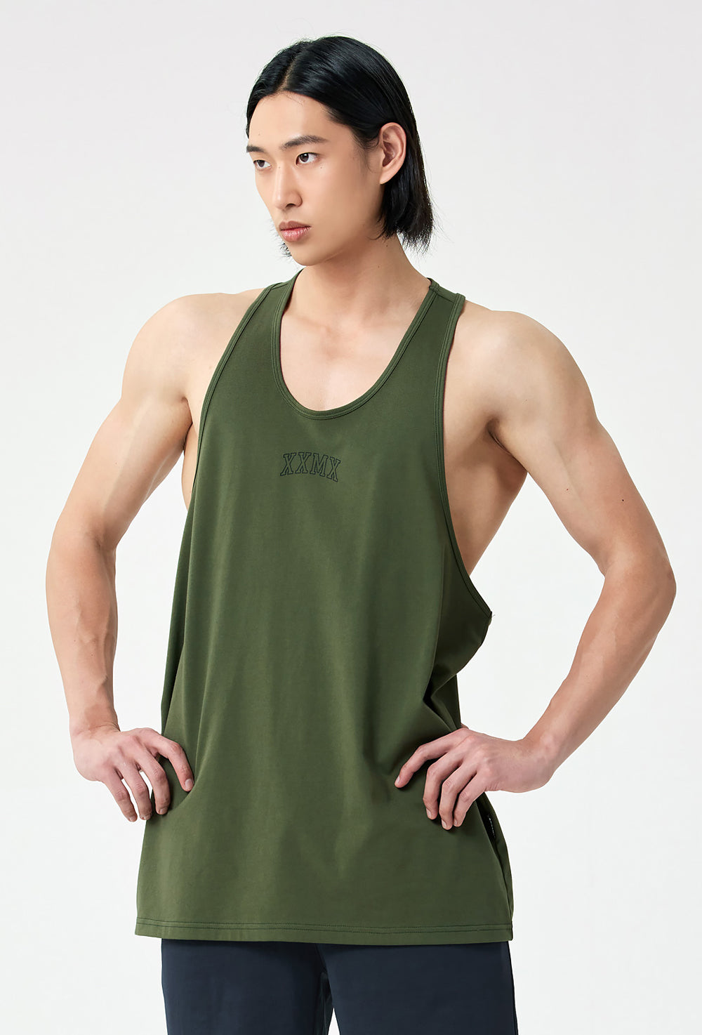 Expert Deep Cut Sleeveless - Dark Green