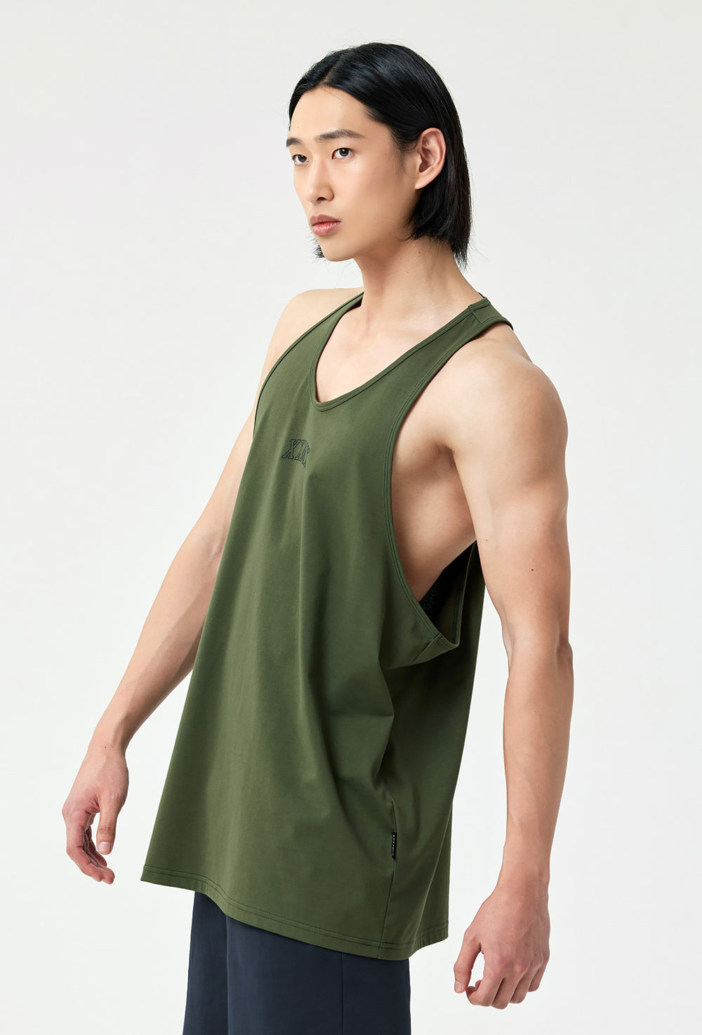Expert Deep Cut Sleeveless - Dark Green