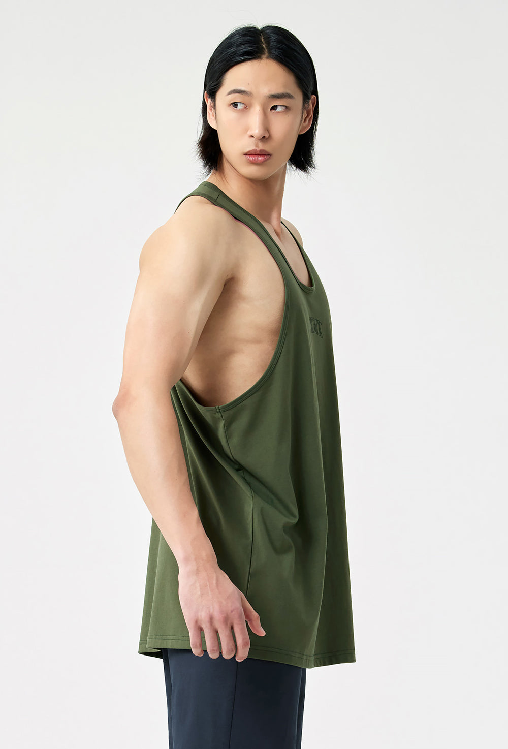 Expert Deep Cut Sleeveless - Dark Green