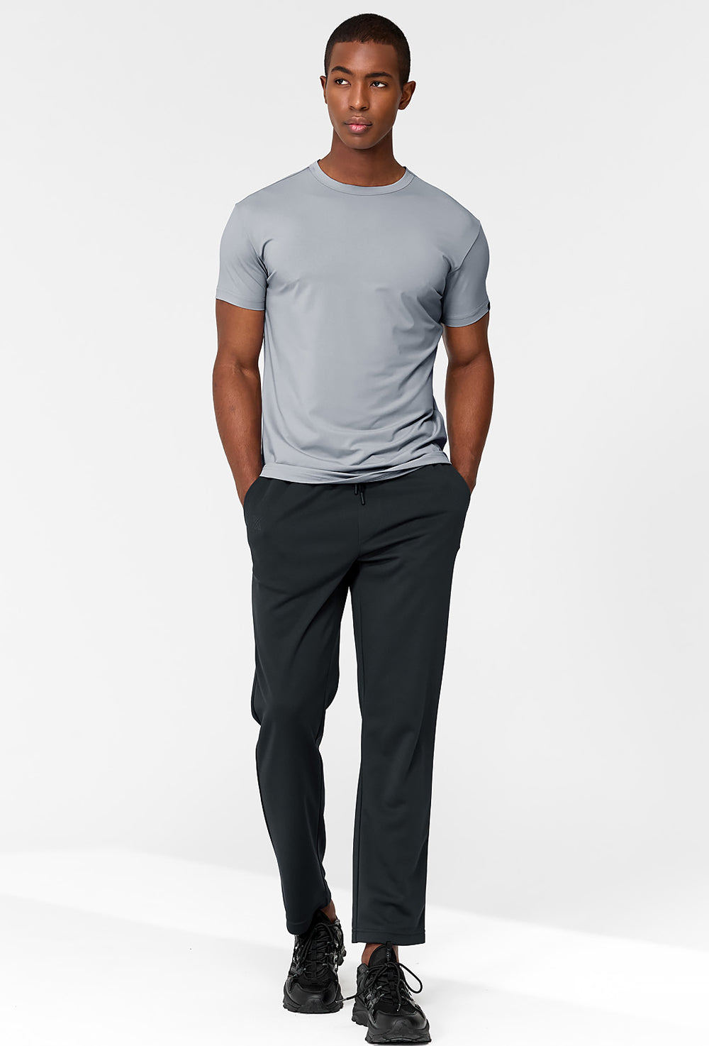 Men's Ice Feather Muscle Fit Short Sleeve - Cooling Gray