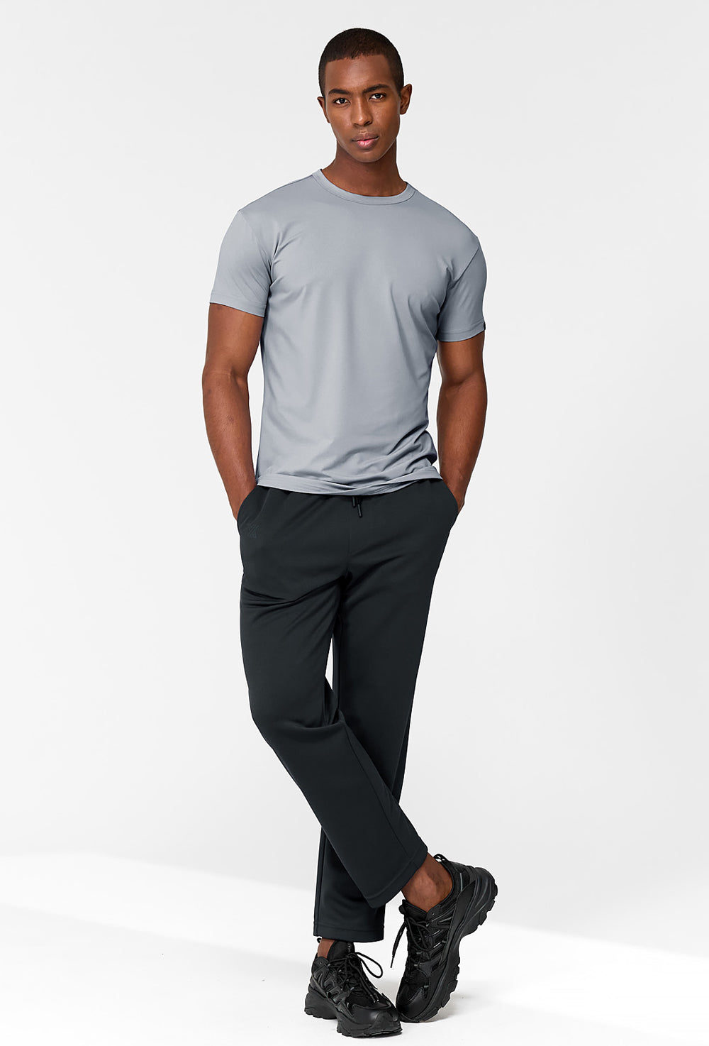 Men's Ice Feather Muscle Fit Short Sleeve - Cooling Gray