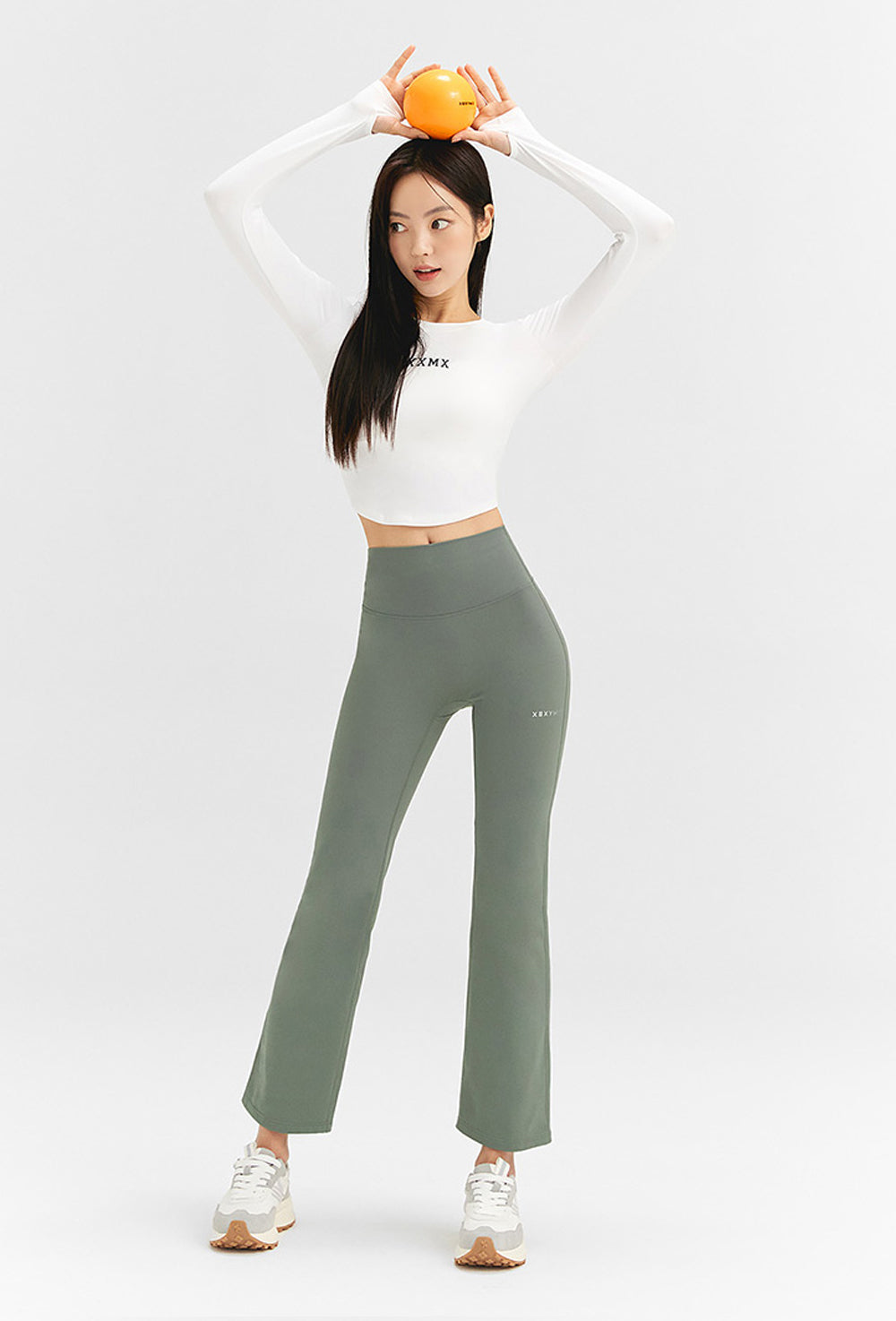 Black Label Signature 360N Napping Boots Cut Pants - Agave Green