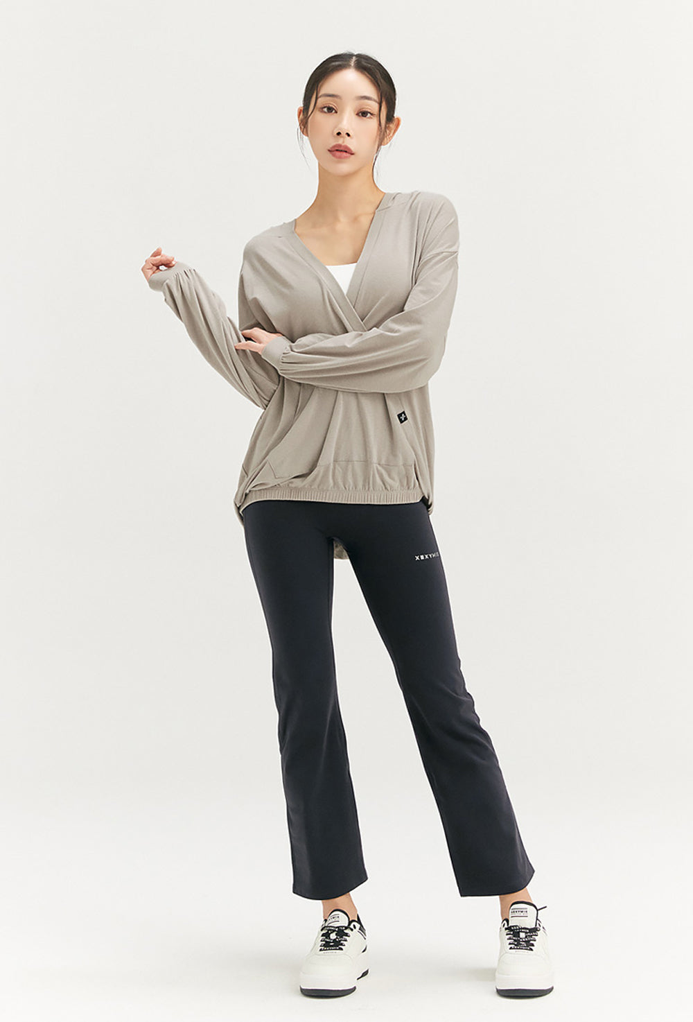 Black Label Signature 360N Napping Boots Cut Pants - Ebony Gray