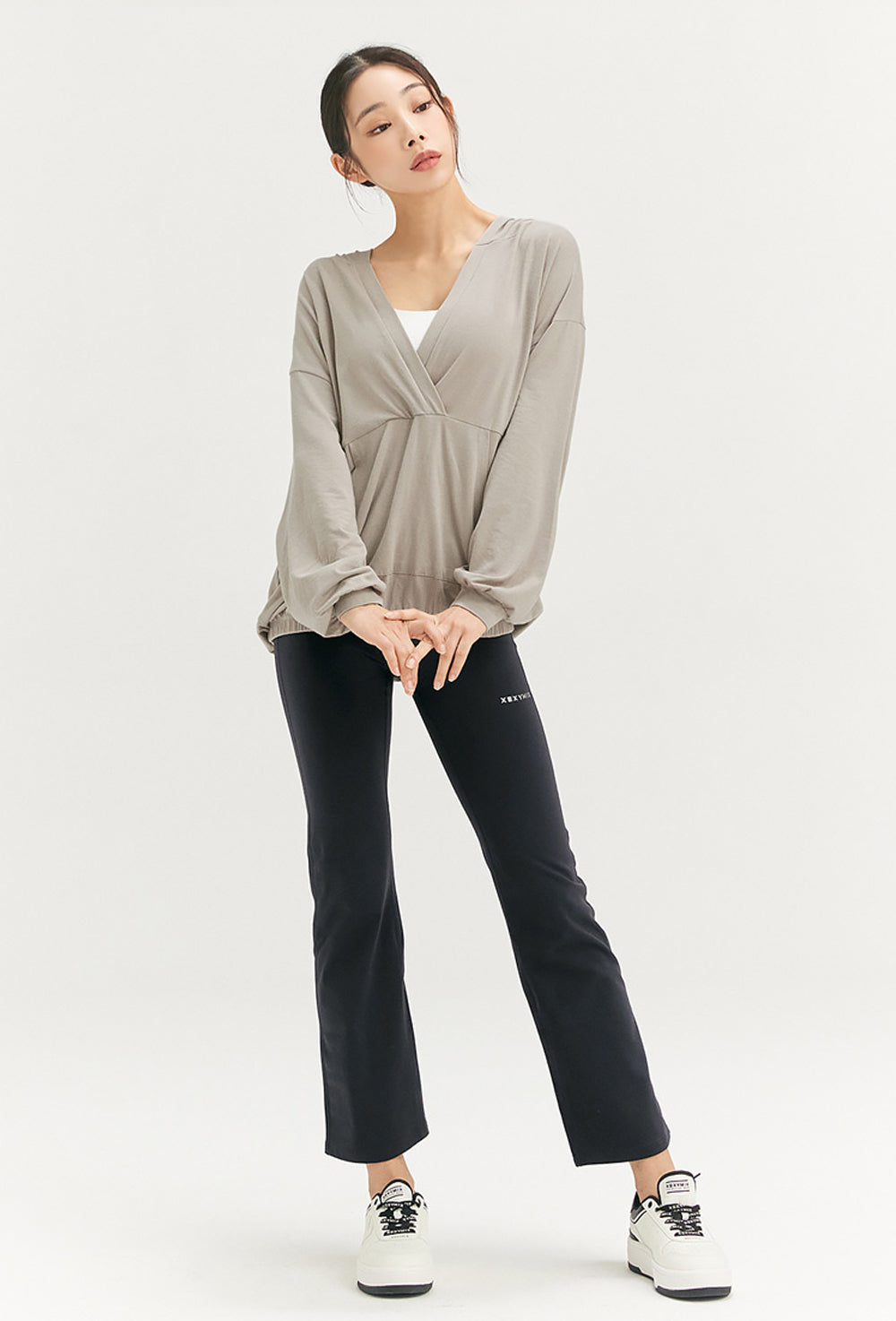 Black Label Signature 360N Napping Boots Cut Pants - Ebony Gray