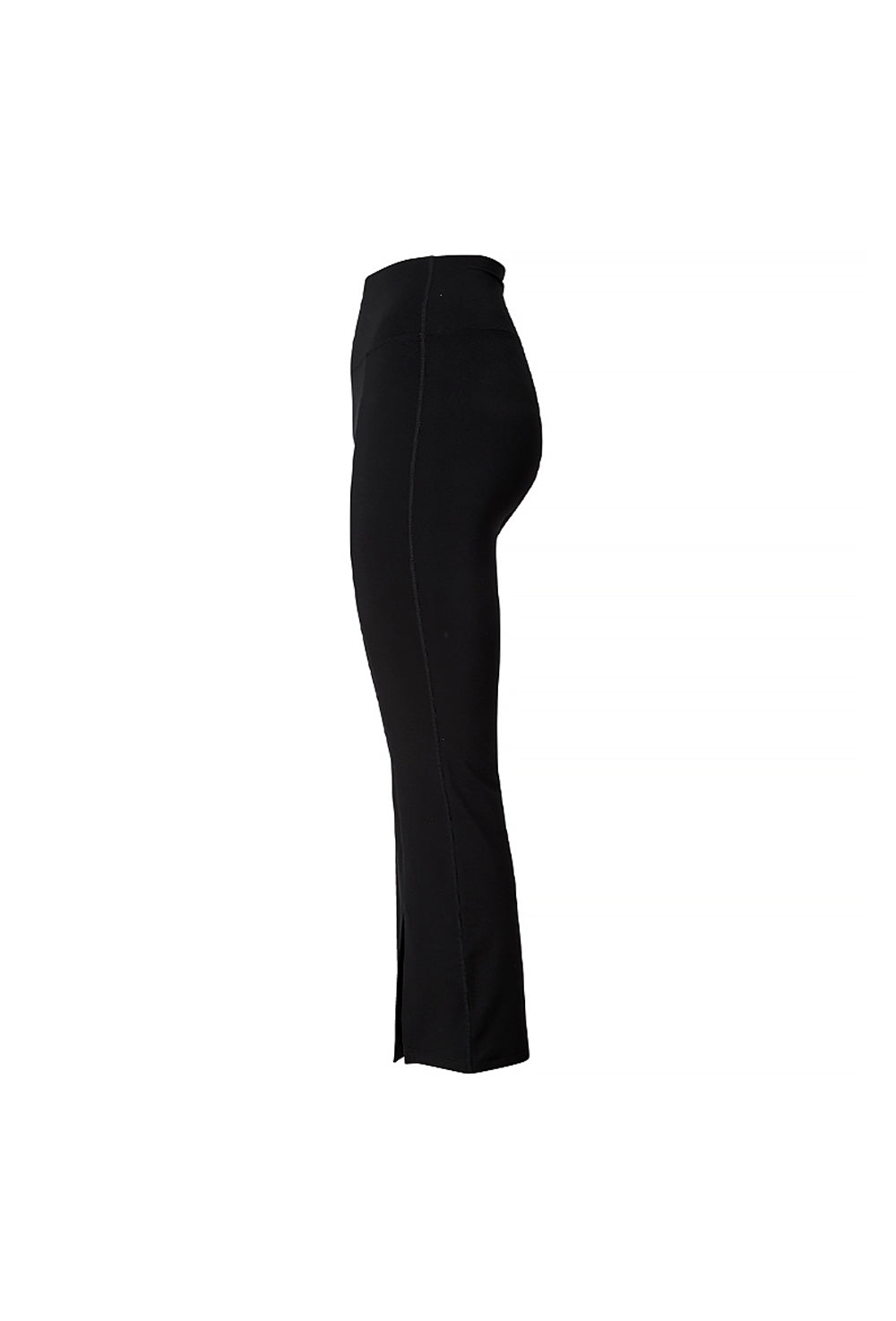 XELLA Intention Napping Boots Cut Slit Pants - Black