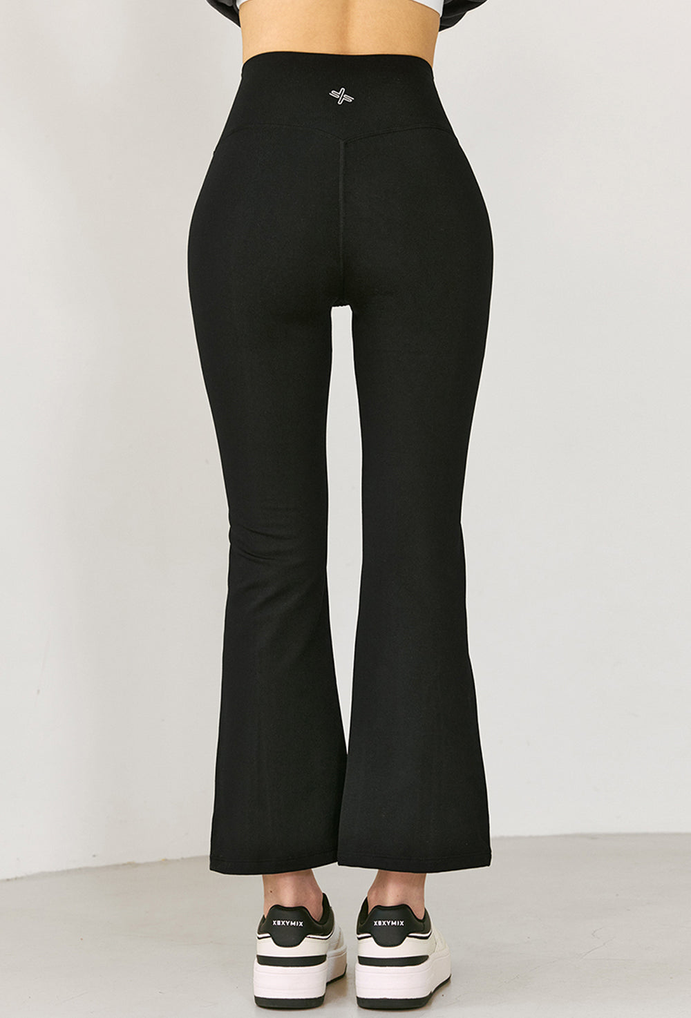 XELLA Intention Napping Boots Cut Slit Pants - Black