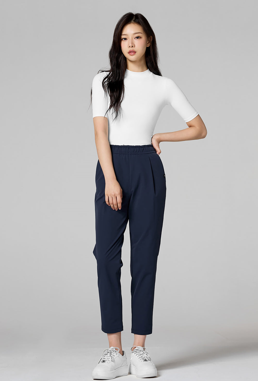 Half neck short sleeve - Pure Ivory