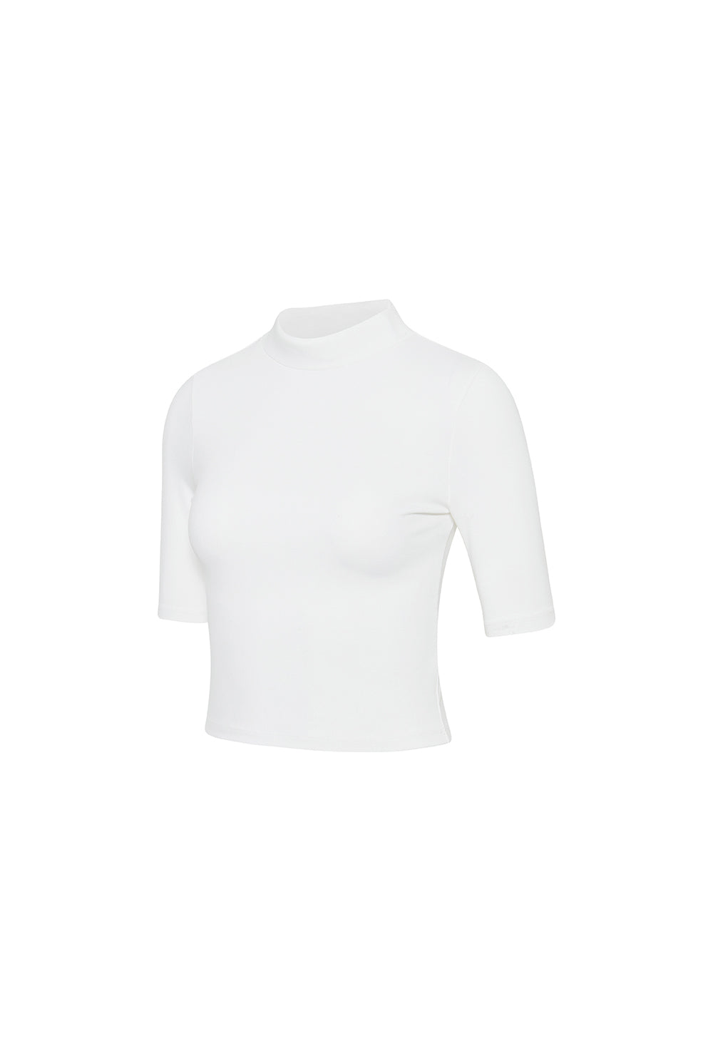 Half neck short sleeve - Pure Ivory