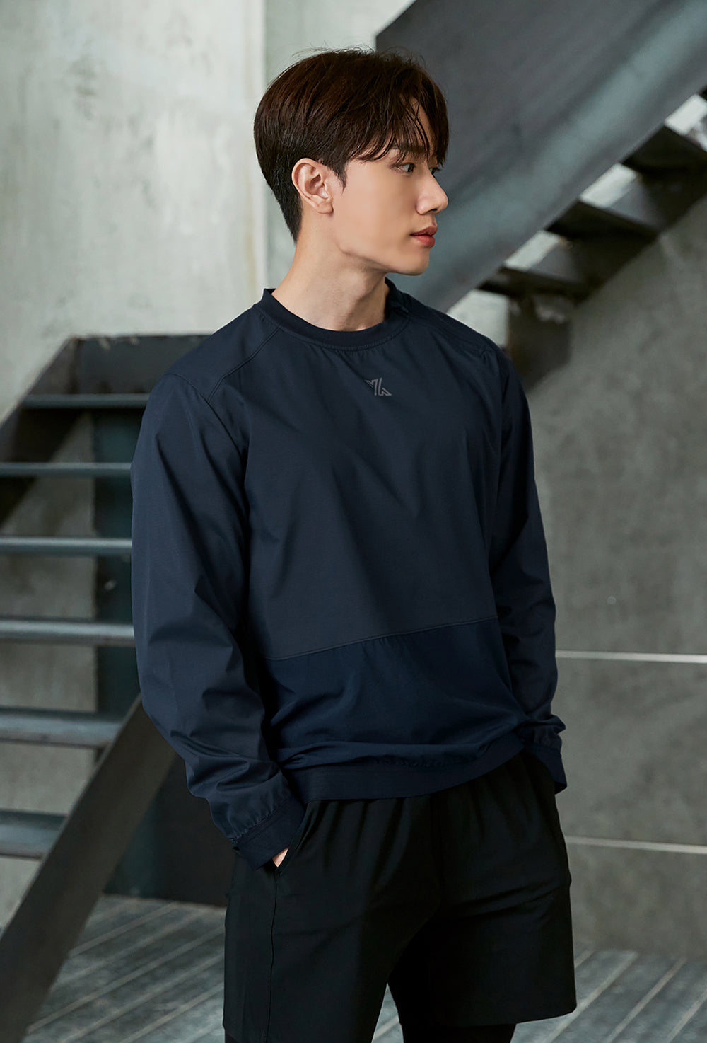 Wind Tech Long Sleeve - Multi Navy