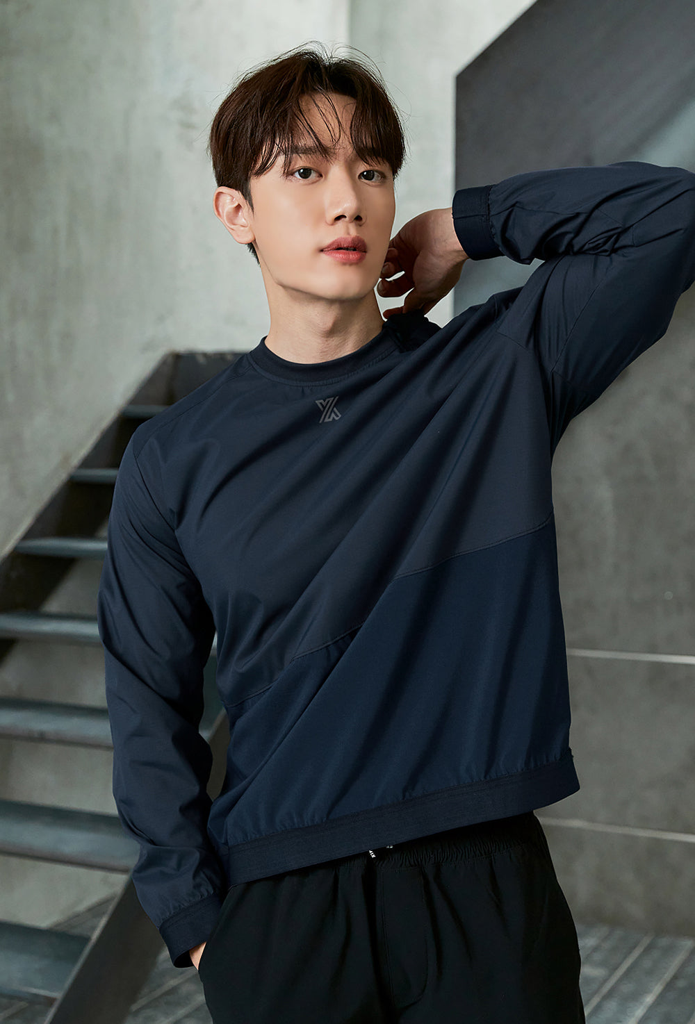 Wind Tech Long Sleeve - Multi Navy