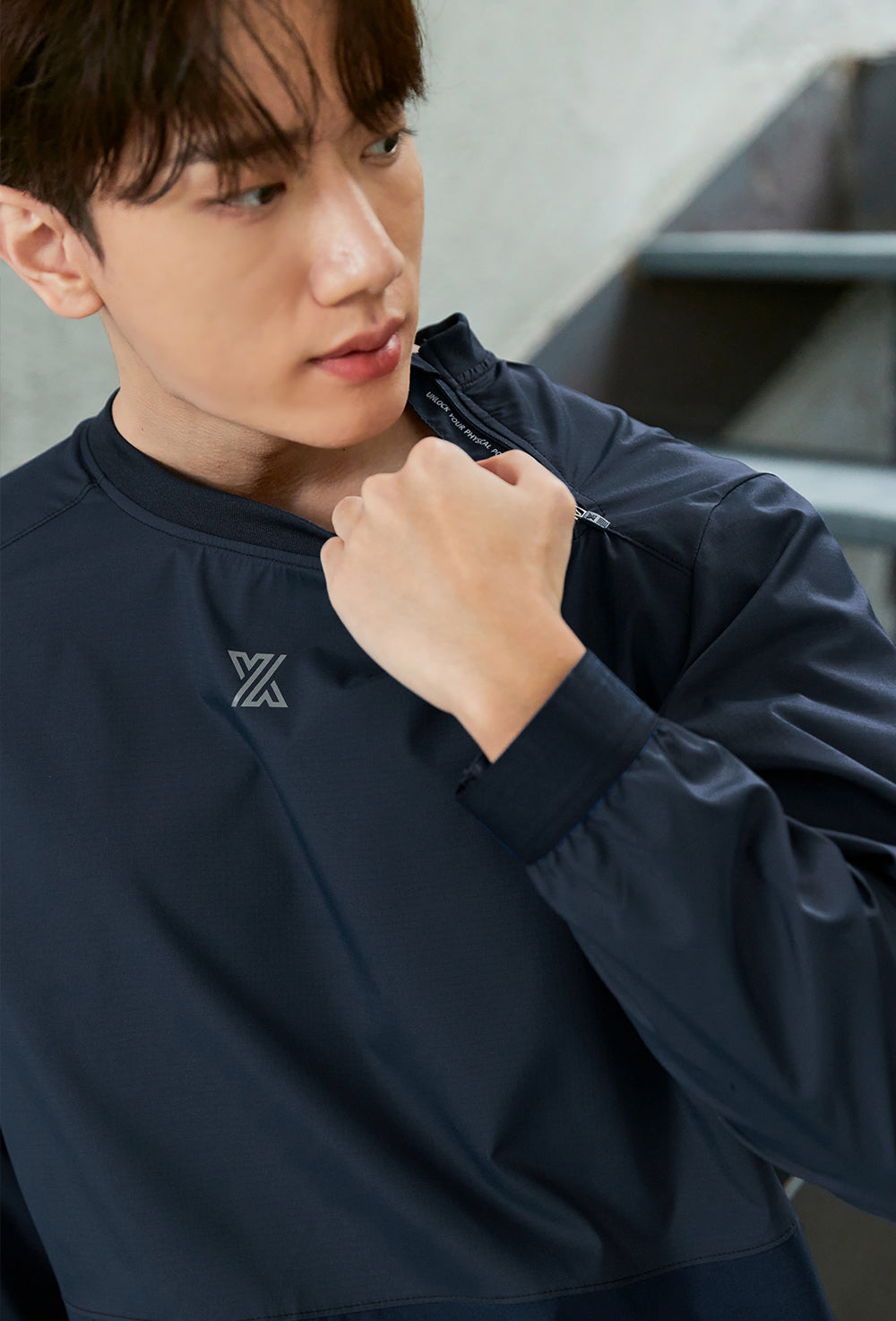 Wind Tech Long Sleeve - Multi Navy