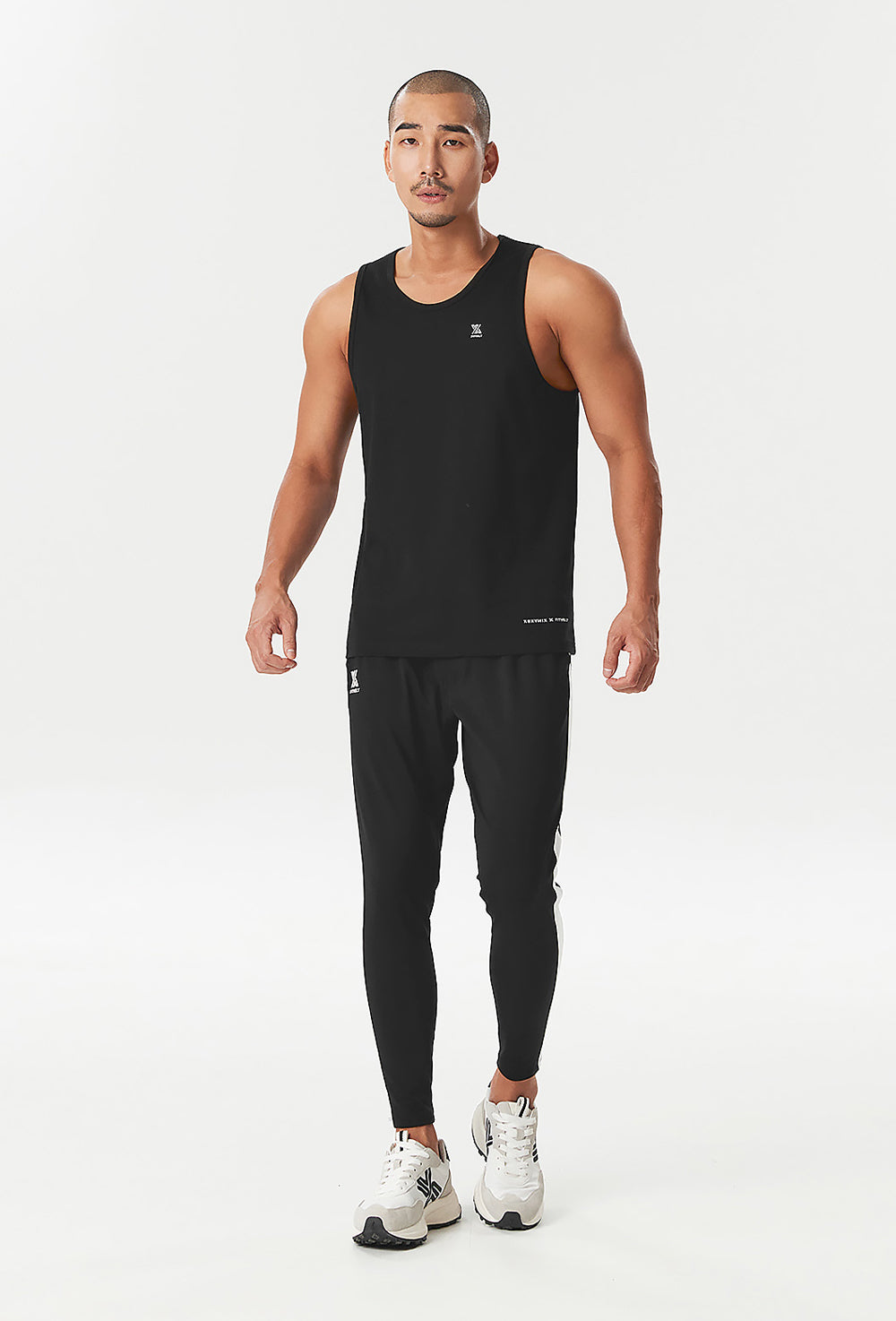 Non Slip Tech Muscle Fit Sleeveless - Black