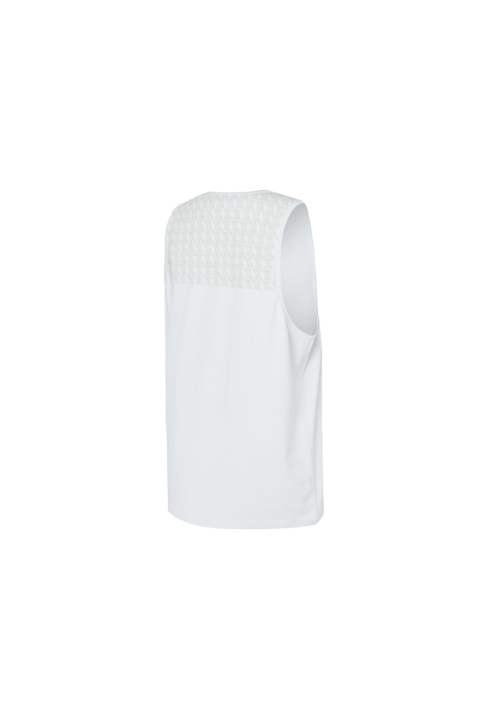 Non Slip Tech Muscle Fit Sleeveless - White