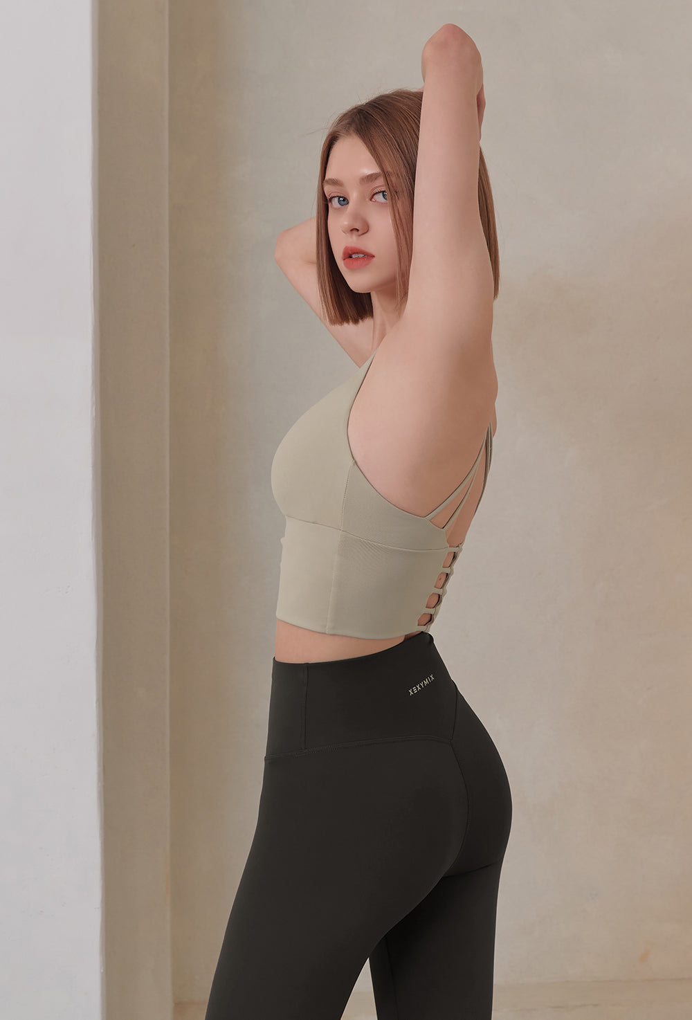 Full Strap Bra Top - Croquis Beige