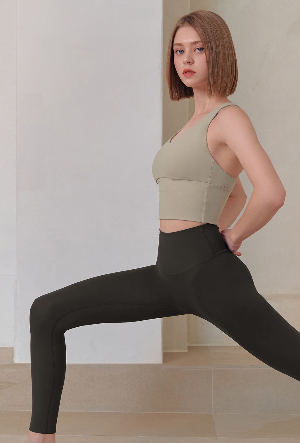 Full Strap Bra Top - Croquis Beige