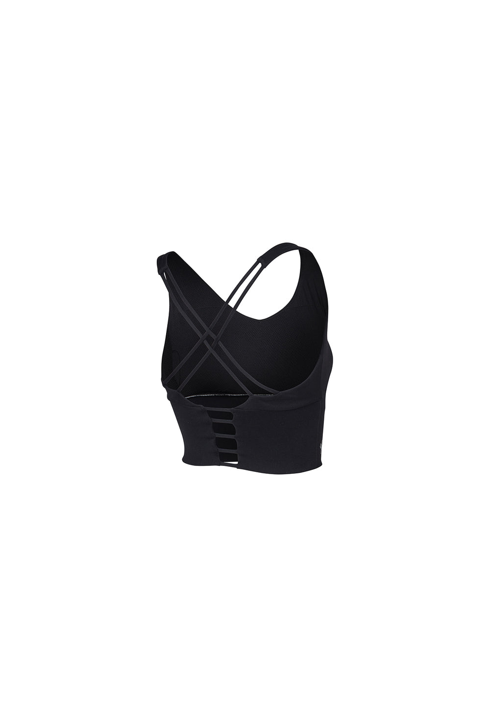Full Strap Bra Top - Black