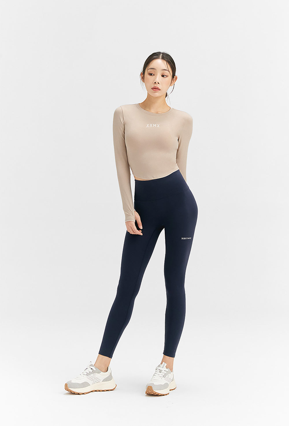 Cotton Like Finger Hole Long Sleeve - Doeskin Beige