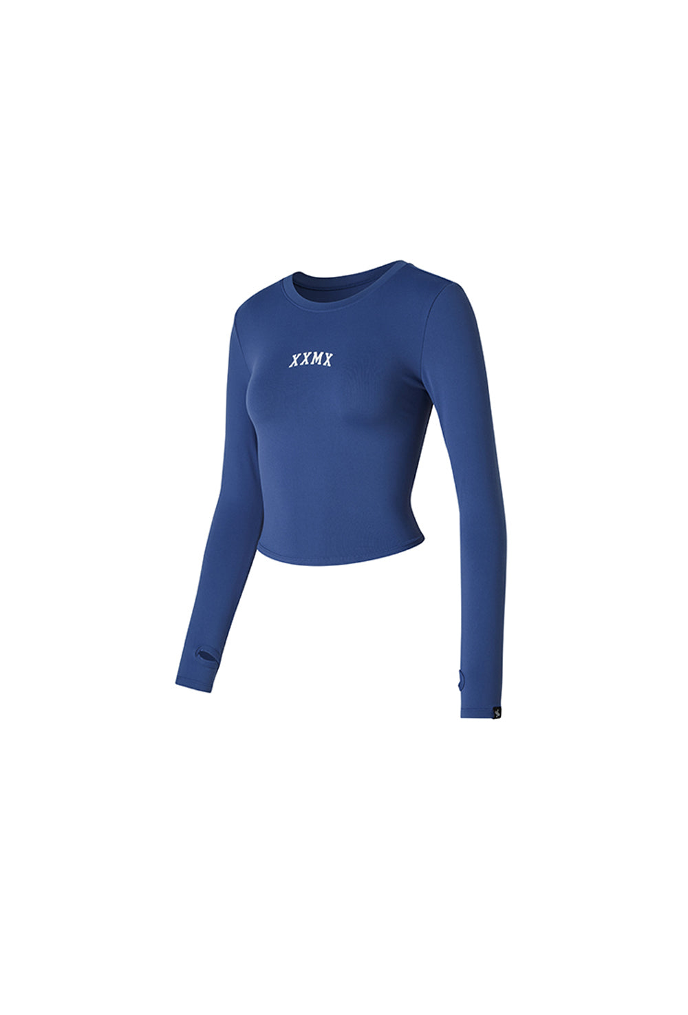 Cotton Like Finger Hole Long Sleeve - Dream Blue